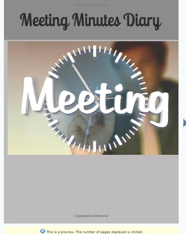 Meeting Minutes Diary